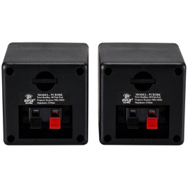 Pyle PCB3BK 3" 100 Watt Mini Cube Speaker Pair Black