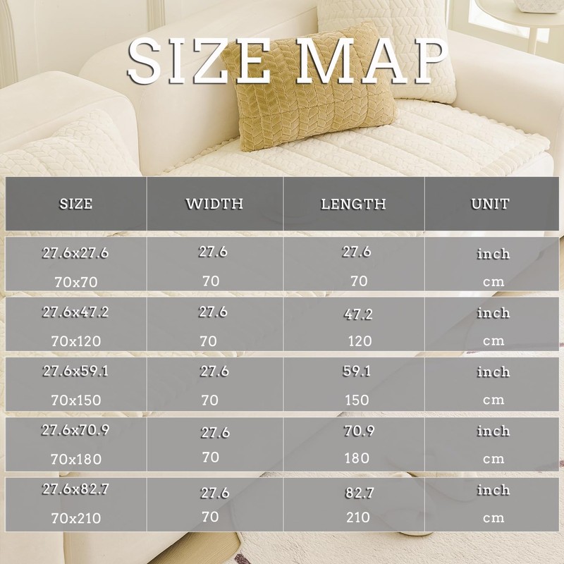 Couch Cover for Dogs Fuzzy Sofa Covers for Pet, Non