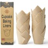 Bake Choice Nordic 75GSM Paper 200pcs Natural Tulip Cupcake Liners