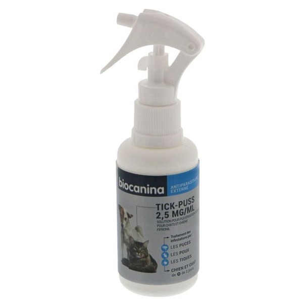 Biocanina  Tick-Puss 2,5mg Biocanina Spray 100 ml