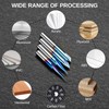 Genmitsu CNC Wood Carving Router Bits Set, 1/4'' Shank, 4