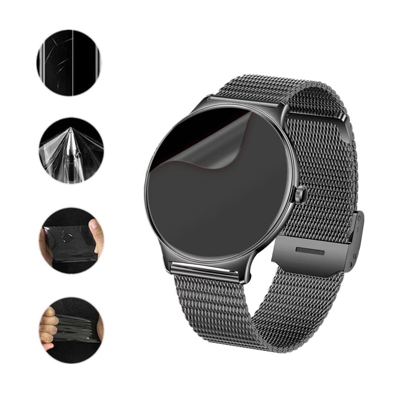 Frgnie Screen Protector Compatible with Hwagol Smartwatch 1.43 Inch (Pack