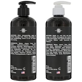 OG - Juego de champú y acondicionador de 16 onzas con bomba de provitamina B5, aceites naturales para fortalecer y restaurar el cabello dañado, limpia