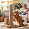 Natural Sisal Rope for Cat Scratching Post, 5/16" x 60