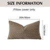 Artscope Pom Poms Decorative Corduroy Cushion Cover 30x50cm Super Soft