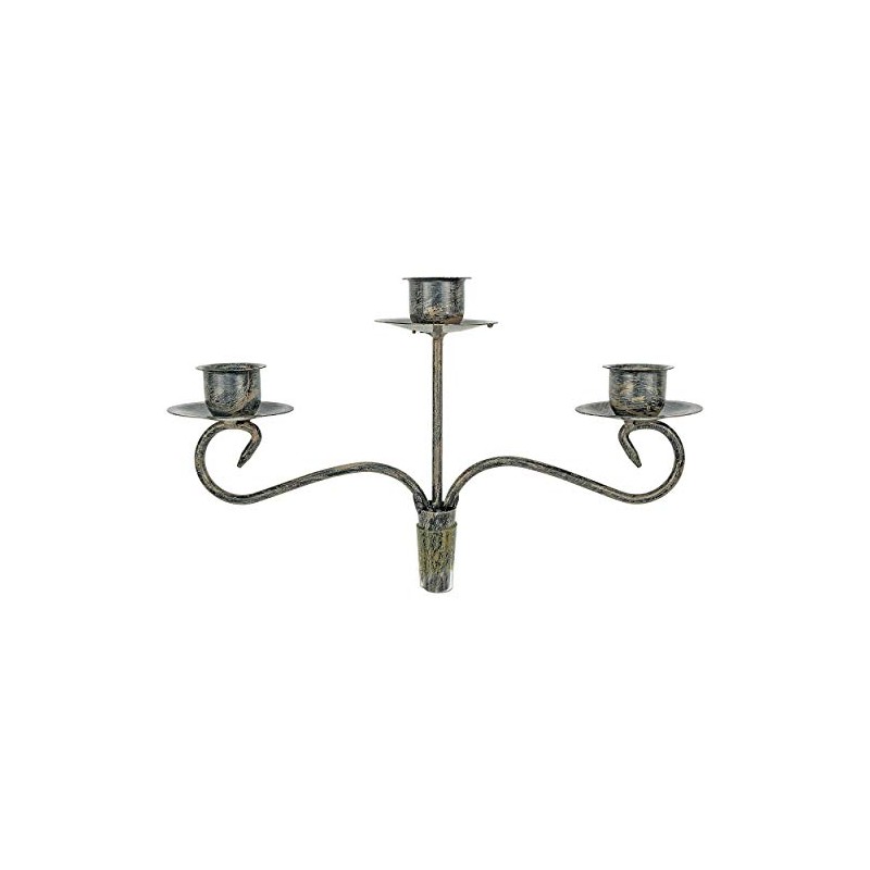 Wine Bottle Candle Holder Topper Candelabra – 3 Taper Candle