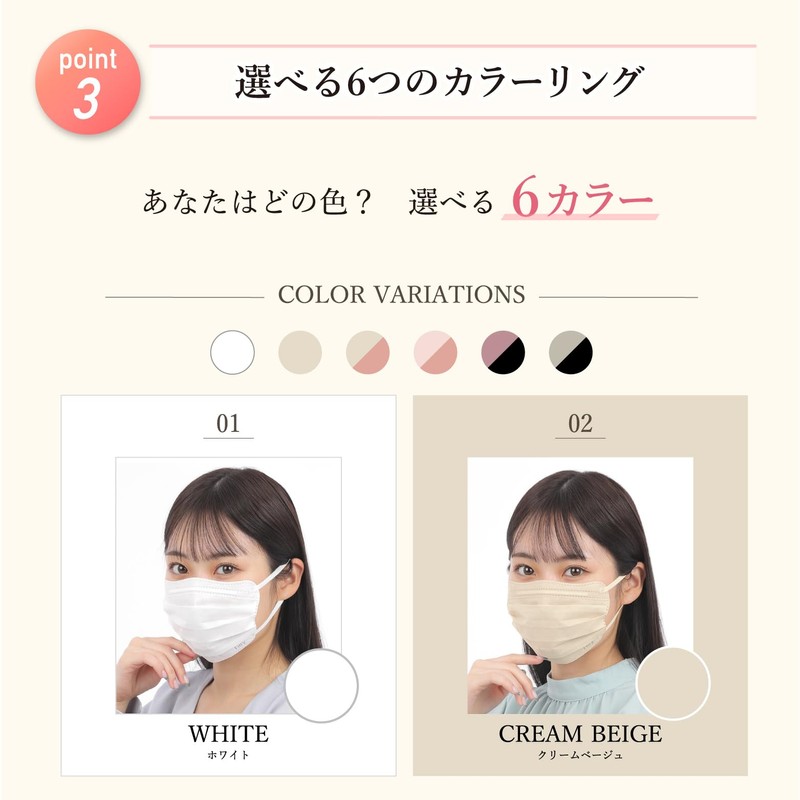 Fitty Airy Feel Mask, 27 Count (Regular Size/Non-Woven Fabric/Pleated/Baby Pink),