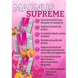 Omnilife Magnus Supreme | OML | Energy & Brain Supplement | Box w/ 30 Packets