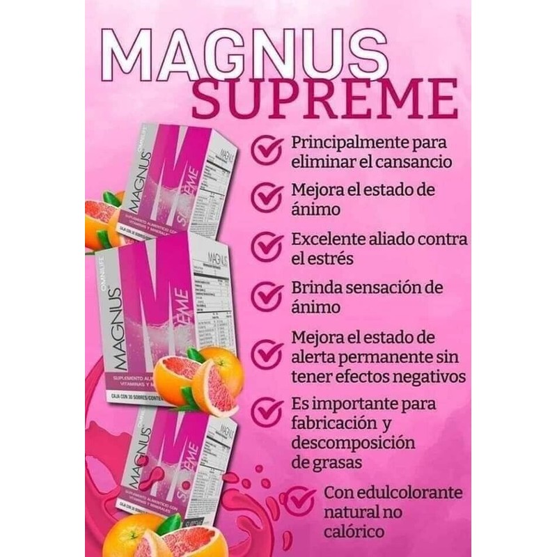 Omnilife Magnus Supreme | OML | Energy & Brain Supplement