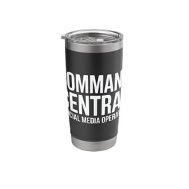 Command Central (Social Media Operated) Stainless Steel Insulated Tumbler