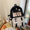Eagerrich Cute Backpack with Cute Pin Accessories Plush Pendant Lovely