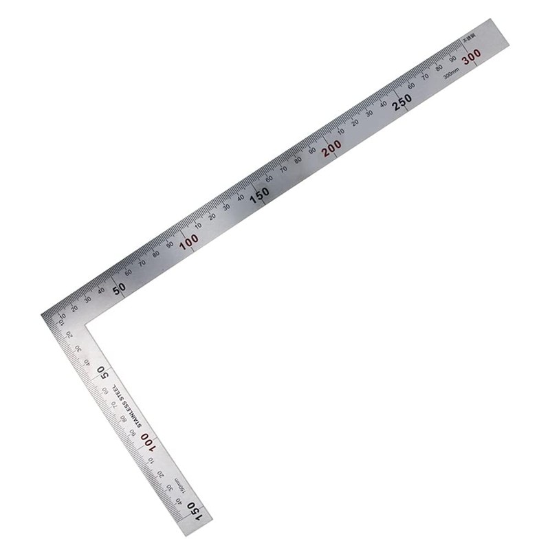 Utoolmart Right Angle Ruler, Framing Square Ruler, 150 x 300mm
