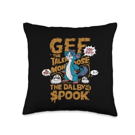 GEF The Talking Mongoose Dalby Spook Throw Pillow