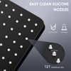 KINLIV 10" Rain Shower Head Matte Black - All Metal