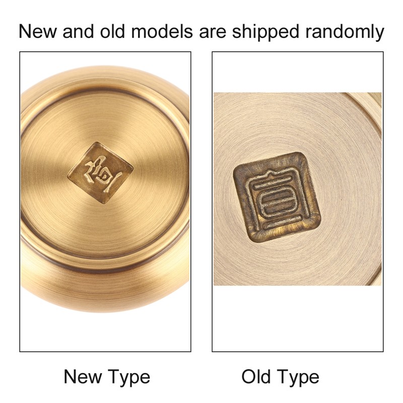 Household Brass Incense Burner Incense Burner Holders Craft Decoration (Round