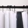 Ulable 24 Pack Shower Curtain Hooks Rings Roller Balls Shower