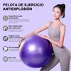 Pelota Pilates de 65 cm, Gruesa y Antiexplosiva