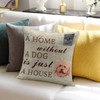 Retro 20"x20" Throw Pillow Cover A Home Without A Dog