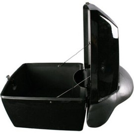 EIOFEVY Motorcycle Trunk Tail Box Luggage w/Top Rack & Backrest for Road Star for Road Star S for Roadliner for Roadliner S for for V Star 1100 Road Roadliner V 1100