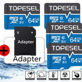 Kootion 4PACK 64GB Micro SD Card Memory Card Class 10 TF Card Storage Camera Phone Cards