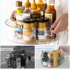 Pack of 2 Turntable Spice Rack Fridge Kitchen Cabinet Organiser