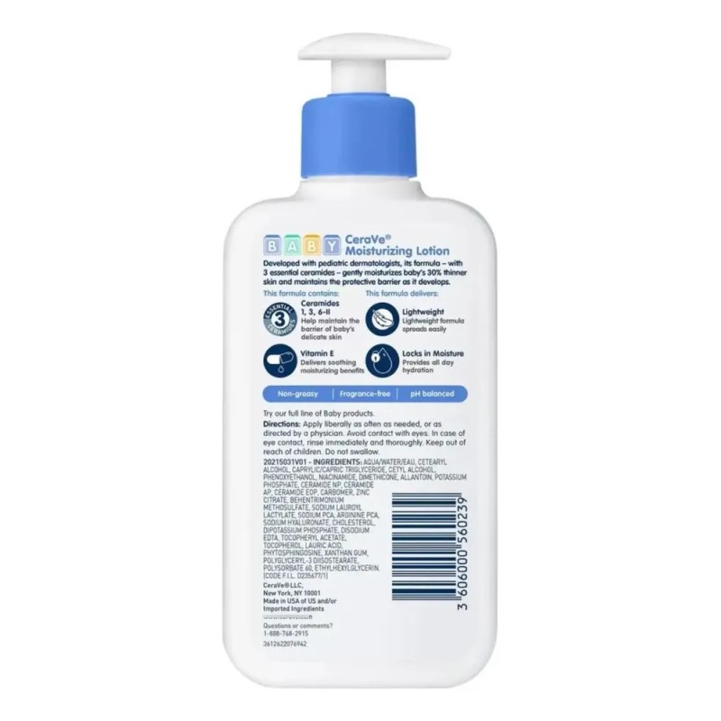 Ceravé Baby Crema Hidratante Para Bebés Con Ceramidas Y Ácid