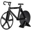 Bicycle Pizza Cutter Wheel,Non-Stick Dual Cutting Wheels Stainless Steel Bike