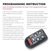 Keymall 6 Buttons Car Key Fob Keyless Entry Remote Control
