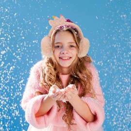 BESPORTBLE 1pc Crown Earmuffs Unicorn Ears Unicorn Earmuffs Ear Muffs Winter Women Winter Ear Cover Foldable Ear Muffs Unicorn Horn Headband Christmas Clothing Faux Rabbit Fur Child