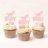 Ercadio - Paquete de 24 adornos de dinosaurios para cupcakes