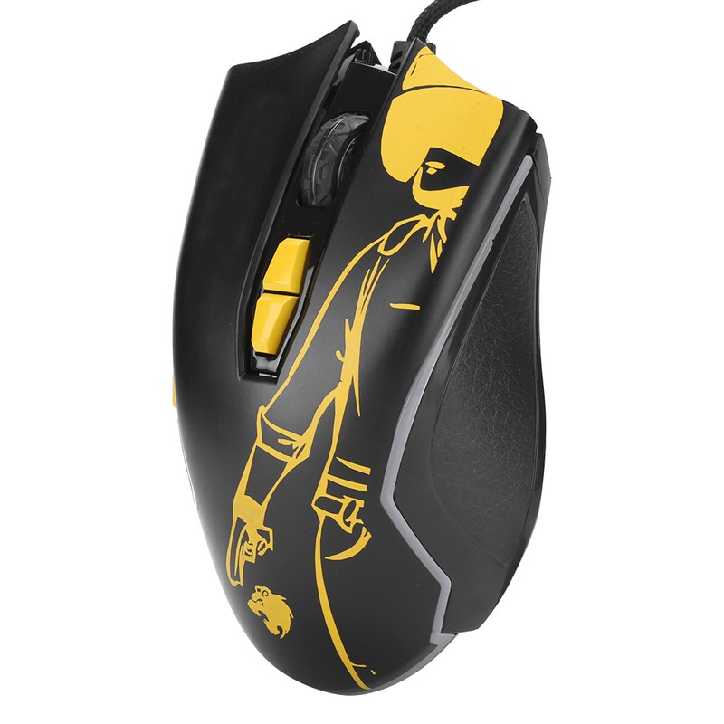 Gaming Mouse M762 RGB USB Wired 6 Adjustable DPI Ergonomic