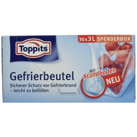 Toppits Gefrierbeutel 3 Liter, 30 Stück