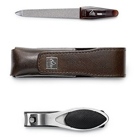 Erbe Solingen Nail Clip and File Set in Leather Case 1 piece