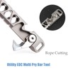 Hamans Titanium EDC Pry Bar Multi Tool Crowbar Bottle Opener