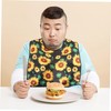 Ipetboom Adult Bib for Seniors Dining Protector with Snap Buckle
