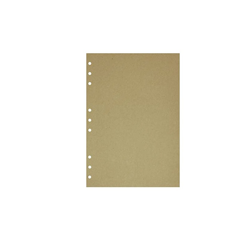 Zelten Loose Leaf Perforated Paper Refills Paper for 6-Hole Binder