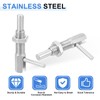 uxcell Retractable Indexing Plunger Pin, M12 l Spring Plunger Stainless