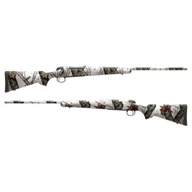 Mossy Oak Graphics - 14004-R-WR Winter Camouflage Gun Skin Kit - Easy to Install Precut Vinyl Wraps and Matte Finish - Rifle Kit