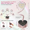 BETE Mini UV Nail Lamp Flash Cure Gel Nail Polish,