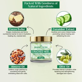 TMPE - Cucumber Heel Intensive Treatment - Cracked Heel Repair Cream for Baby Soft Feet. Formulated by Professionals-100gram