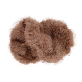 OHPHCALL Soft and Comfortable Plush Headband Elastic Hair Bands for Women Vintage Ponytail Holder Stylish Hair Accessory