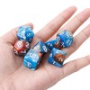 Nebula 2-Color Polyhedral Dice Set for Dungeons & Dragons (Blue
