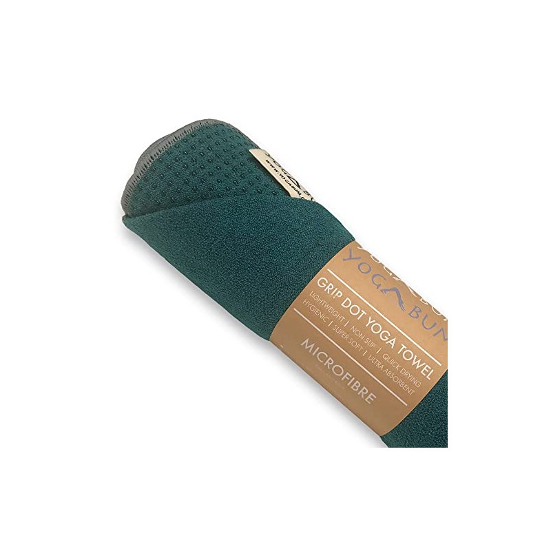 Yogabum Grip Dot Yoga Mat Towels | Non-Slip | Eco