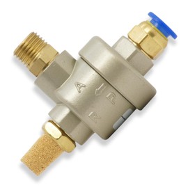 UMikke Exhaust Valve Rapid Exhaust Valve Pneumatic Bead Breaker Tire Changer Cylinder Exhaust Relief Valve Screw G1/4 1 Piece