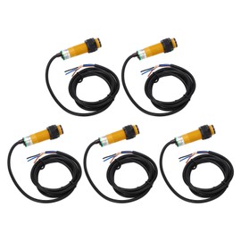 5 Pcs Infrared Photoelectric Switch 10cm Detection NPN Normally Open IP65 Photoelectric Sensor 10‑36VDC
