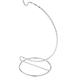 Bard's Twisted Silver-Toned Ornament Stand, 7" H x 3" W x 3" D, Pack of 6