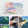 OROOTL Bucktail Jigs Saltwater Hair Jigs, 5 Pack Bucktail Lures