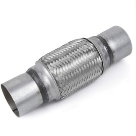 2.5" x 6" Exhaust Flex Pipe Stainless Steel 10" Corrugated Flexible Joint Tube for Car Trucks