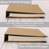 Vienrose Photo Album Self Adhesive Scrapbook Refill Pages for 12x12