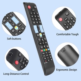 BN59-01198Q New Remote Control Compatible with Smart TV UA-J5500 UA-J6200 UA-JU6400 UA-JS7200 UA32J5500 UA40J5500 UA40J6200 UA48J6200 UA40JU6400 UA48JU6400 UA50JS7200